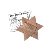 Mini puzzle stella in legno