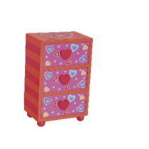 cassettiera in legno