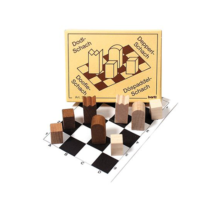 Mini scacchi in legno