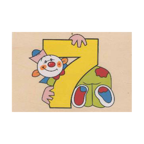Cartolina auguri in legno 7 anni