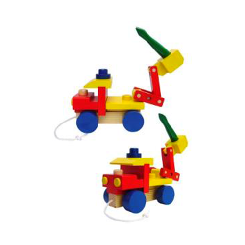 Camion colorato in legno