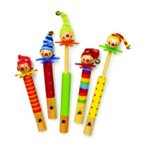 flauti-clown-colorati-in-legno