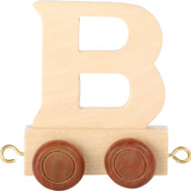 lettera B trenino in legno