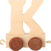 lettera K trenino in legno